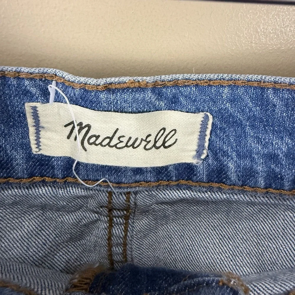 Madewell Jeans Womens Size 32 High Rise Double Knee‎ Stretch 90s Straight